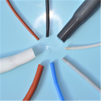 Silicone rubber heat-shrinkable tubes